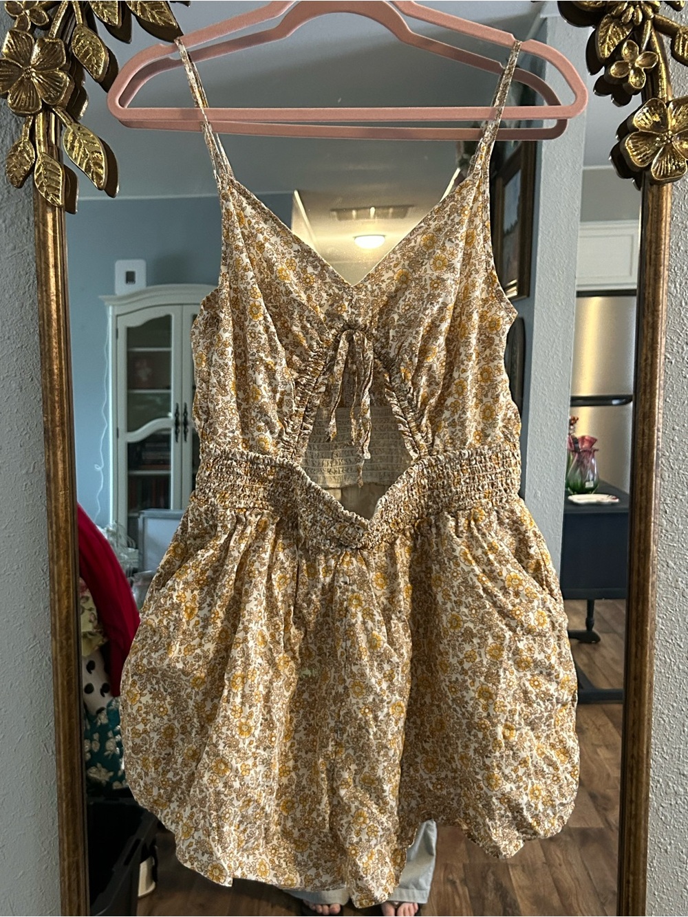 American Eagle Front Cut-Out Romper - Picture 2 of 3